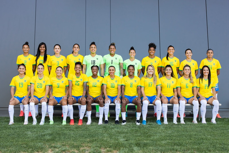 De quais times são as jogadoras da Seleção Brasileira Feminina na