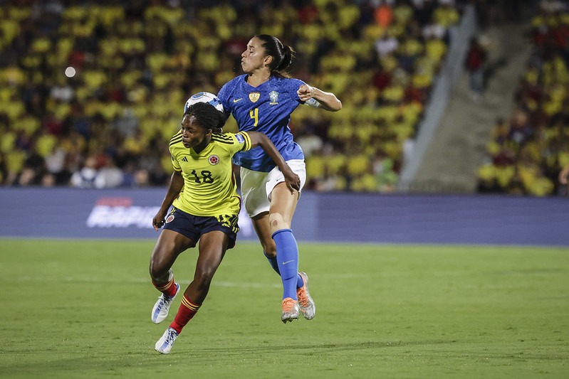Brasil vence Colômbia e conquista octa da Copa América feminina, partidas  de seleção colombiana de futebol x seleção brasileira 