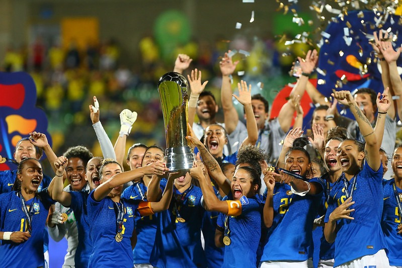 É octa! Com gol de Debinha, Brasil é campeão da Copa América