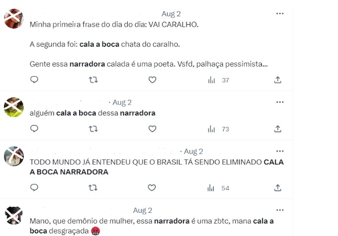 Narradoras vs X (Twitter): bastidores de um jogo que enche as